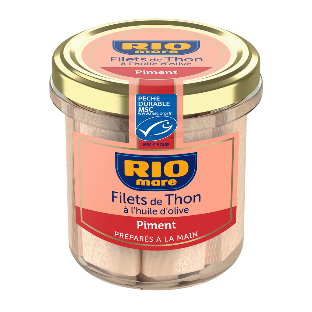 RIO MARE Tuna Fillets in Olive Oil and Chili 130 g