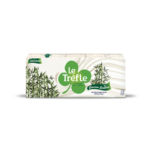 [8004260007184] LE TREFLE Bamboo Softness Tissues 10 packs