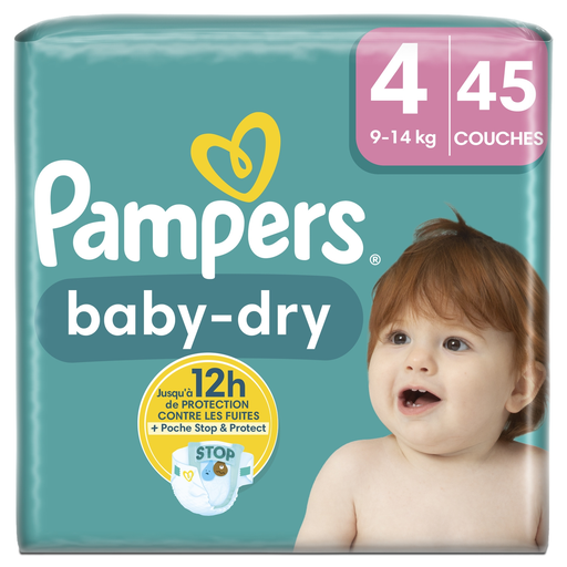 [8006540715734] PAMPERS Fraldas Baby-Dry Tamanho 4, 45 unidades