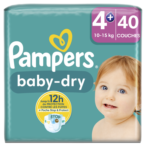 [8006540715772] PAMPERS Baby-Dry fraldas tamanho 4+ 40 fraldas