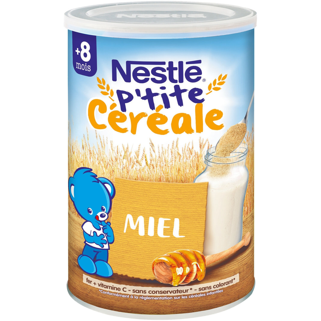 NESTLE Cereais bebé 8+ meses mel P'tite Céréale 400 g