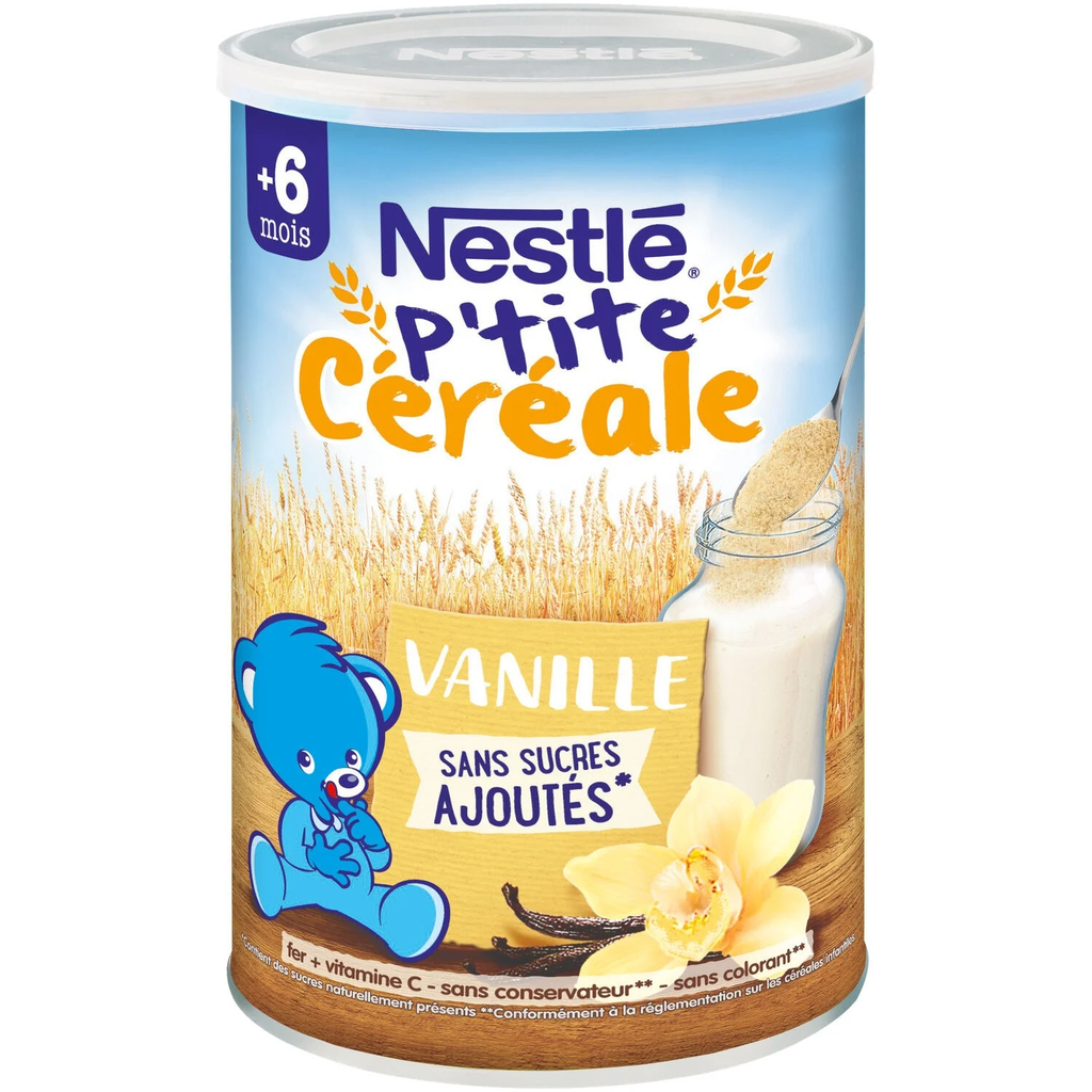 NESTLE Cereais bebé +6 meses baunilha 400 g