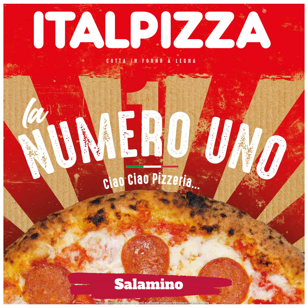 ITALPIZZA La Numero Uno Salami Pizza 410 g