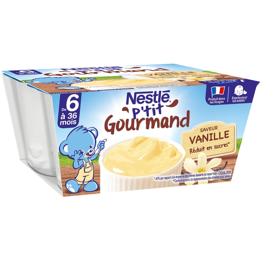 [3033710064427] NESTLE Petit gourmand vanilla dessert 4 pots of 100 g
