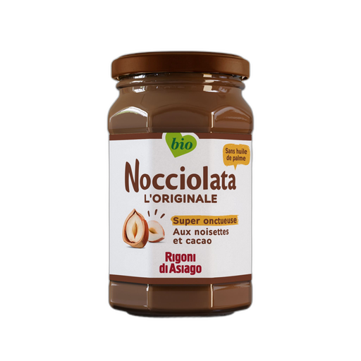 [8052575090247] RIGONI DI ASIAGO Nocciolata bio pâte à tartiner au cacao et noisettes 325 g