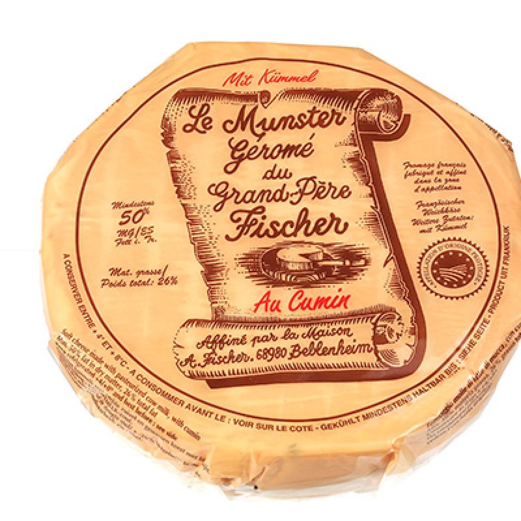 Munster Cumin Lait Cru 750G