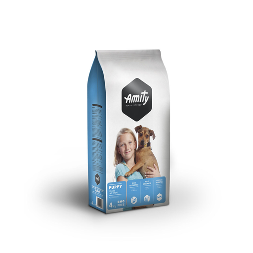 [8436538940068] AMITY Croquettes Pour Chien Junior Riche à La Viande 4 kg