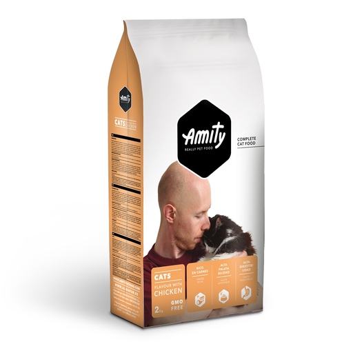 [8436600821424] AMITY Croquettes Pour Chat Adulte Poulet 2 kg