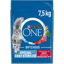 PURINA Sterilised Cat Dry Food Beef and Wheat 7.5 kg