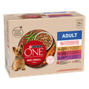 PURINA ONE Wet Dog Food Small Breed Beef Chicken Lamb 10x85g