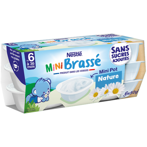 [8445290440693] NESTLE Petit Brassé Nature no added sugar 4x90g