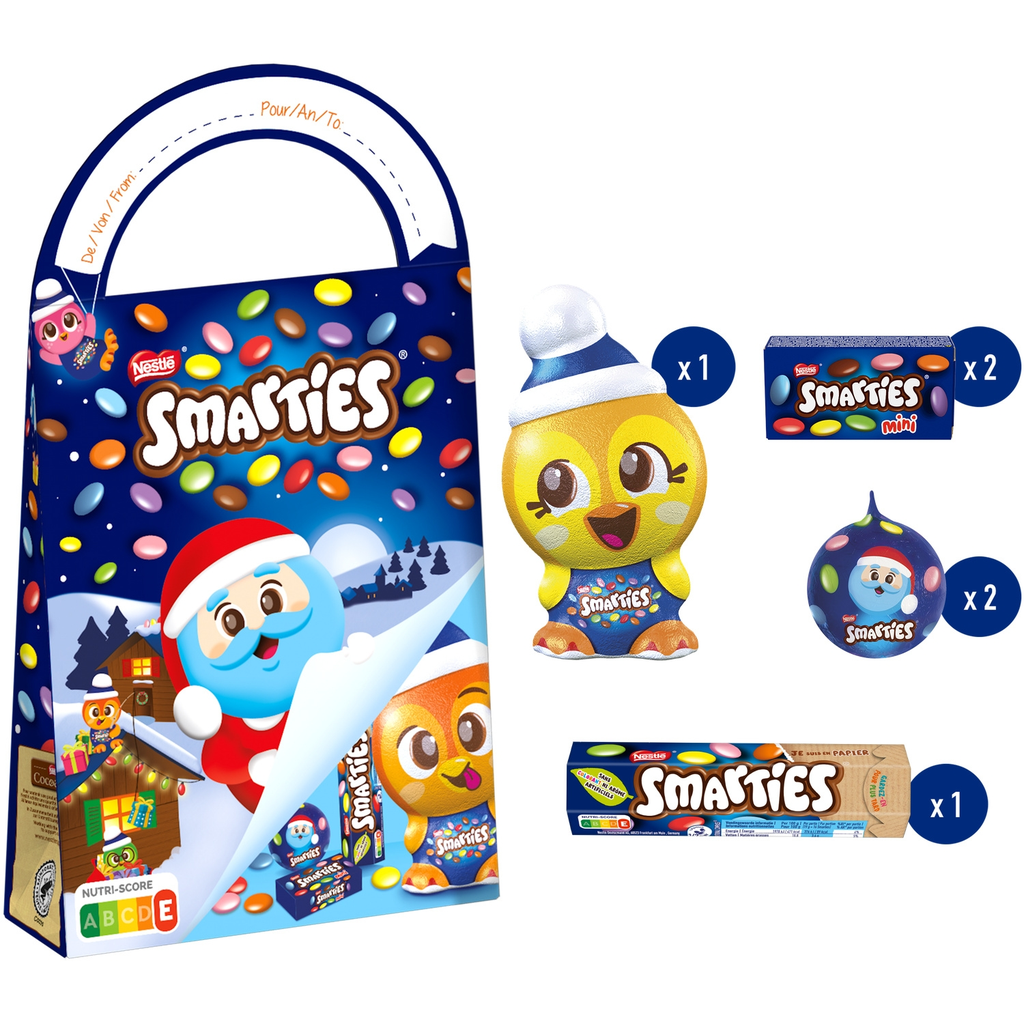 SMARTIES Chocolate Con Leche Bolsa Regalo Navidad 197 g