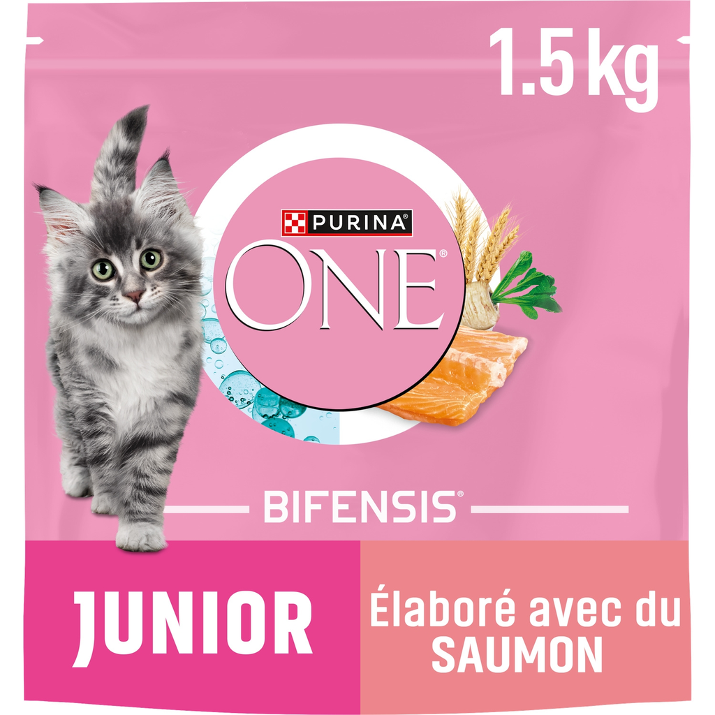 PURINA ONE Ração para gatinho com salmão 1,5 kg
