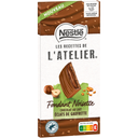 LES RECETTES DE L'ATELIER Tablete de chocolate de leite fondant e avelã 130 g