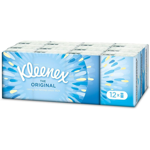 [3034252000034] KLEENEX Mini Original Pocket Tissues 12 x 7 tissues