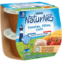 NATURNES Plato bebé Tomate Pasta Abadejo 2x190g