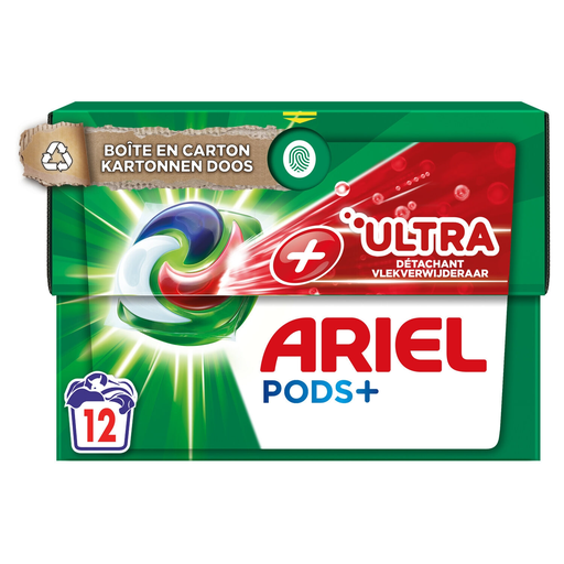 [8700216119856] ARIEL Pods Lessive capsules 4 en 1 + Active odor defense 12 capsules