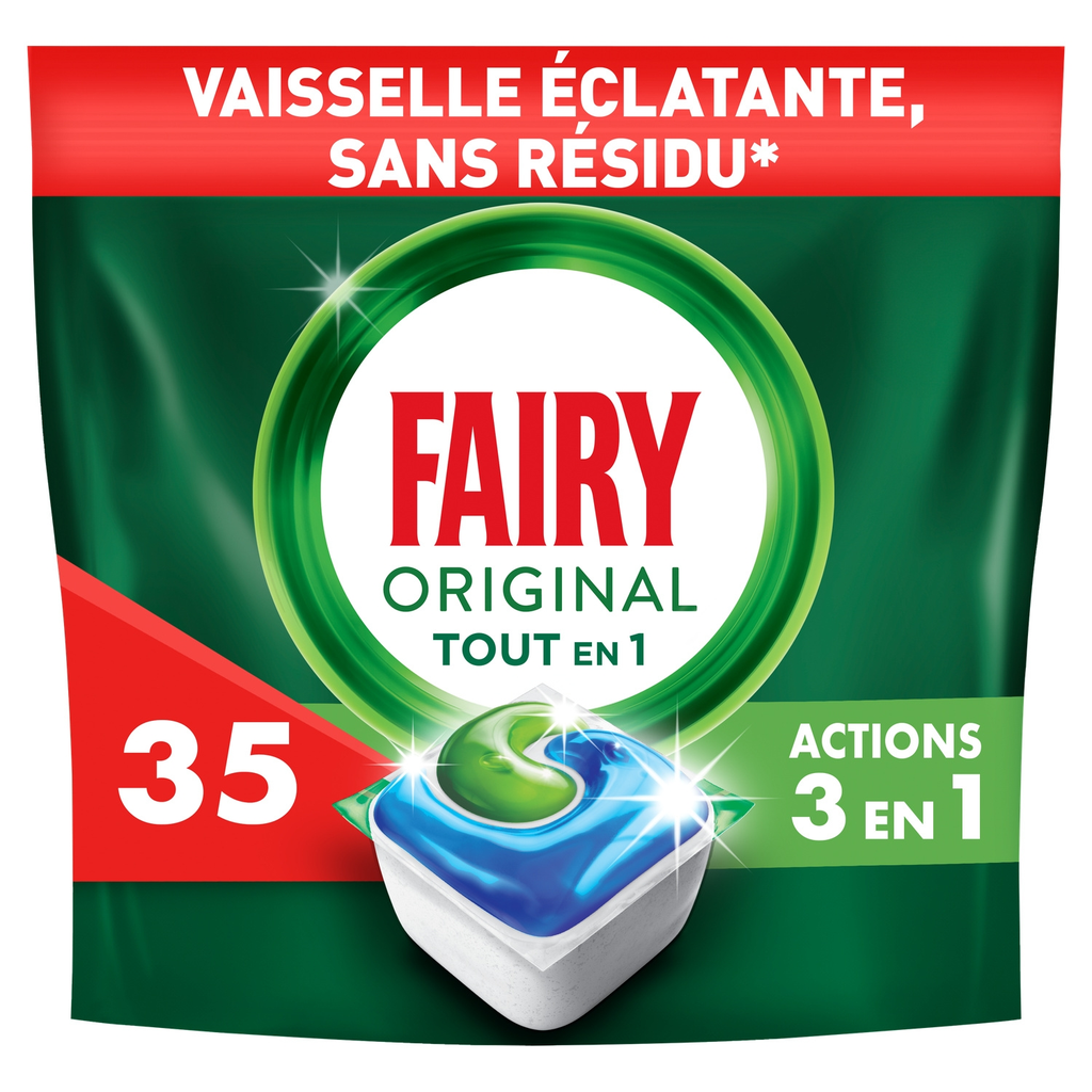FAIRY Dishwasher Capsules All In One Original 35 washes 446 g
