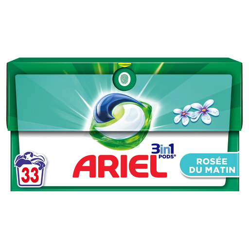 [8700216267458] ARIEL Pods Lessive capsules 3 en 1 Rosée du matin 33 capsules