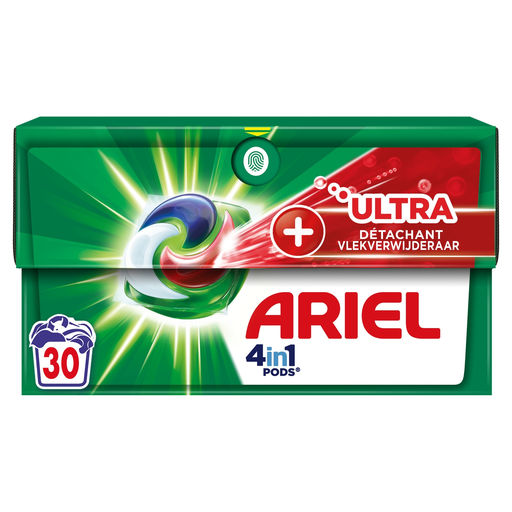 [8700216267496] ARIEL Pods Lessive capsules 4 en 1 ultra détachant 30 capsules