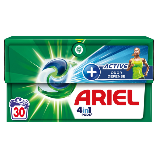 [8700216267564] ARIEL Pods Lessive capsules 4 en 1 + Active odor defense 30 capsules
