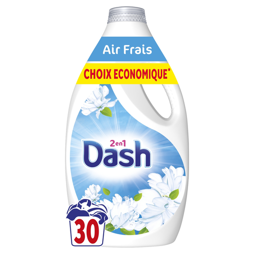 [8700216320535] DASH 2-in-1 Liquid Detergent Fresh Air and White Flowers 1.35 L