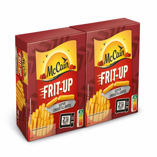 [8710438121032] MCCAIN Frites croustillantes micro-ondes Frit'up 2 boîtes de 90 g