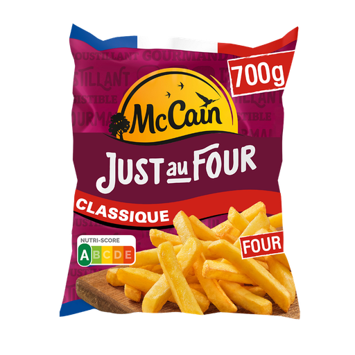 [8710438123692] MCCAIN Frites Classiques Just Au Four 700 g