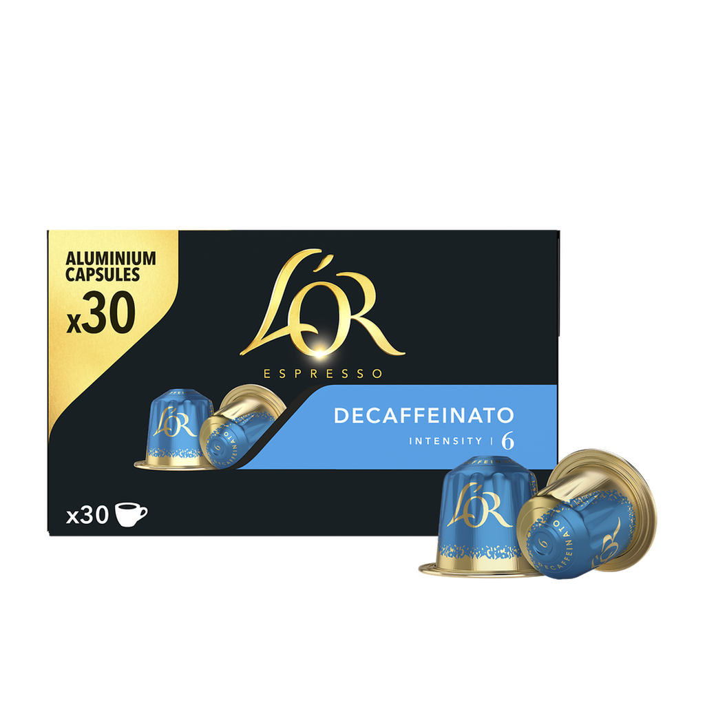 L'OR Espresso Decaffeinato Coffee Capsules intensity 6, 30 capsules 156 g