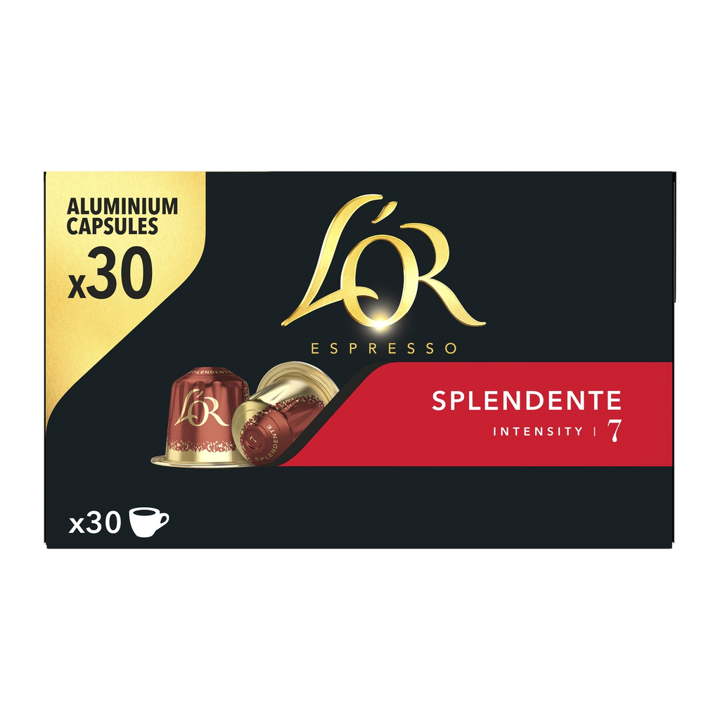L'OR Espresso Splendente Coffee Capsules Intensity 7, 30 capsules 156 g