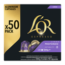 L'OR Espresso Lungo Profondo Coffee Capsules Intensity 8, 50 capsules 260 g