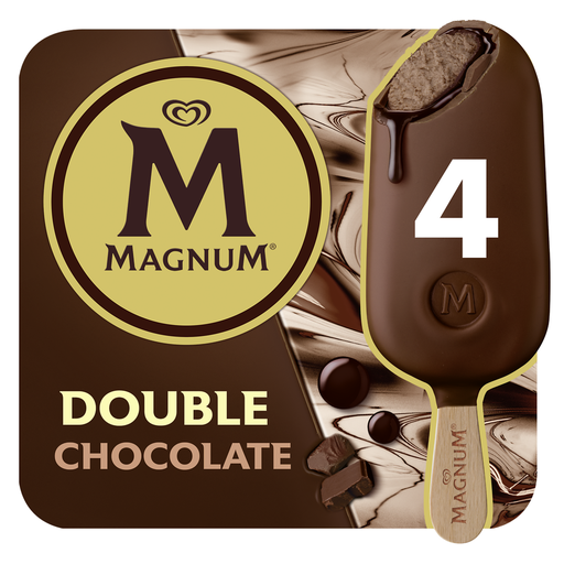 [8711327576865] MAGNUM Bâtonnets glacés Deluxe double chocolat 284 g