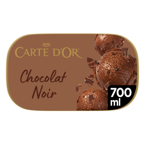 [8711327615045] CARTE D'OR Crème Glacée Chocolat Noir Les Essentiels 374 g