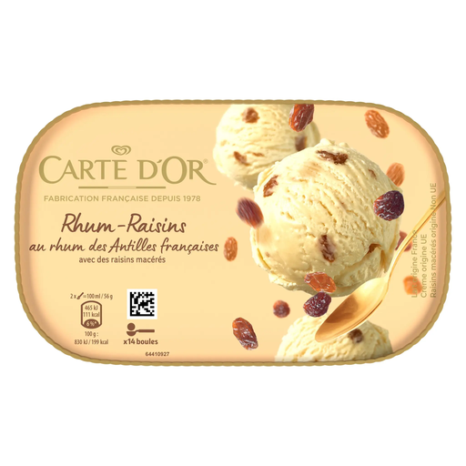 [8711327615199] CARTE D'OR Rum Raisin Ice Cream 394 g