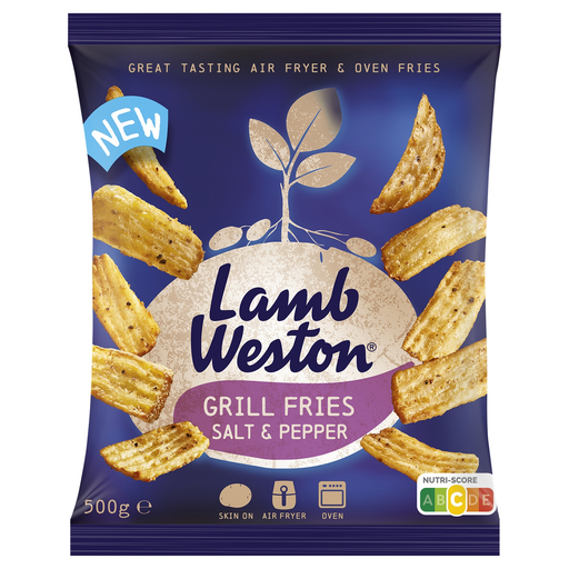 [8711571093934] LAMB WESTON Grilled Fries Salt and Pepper 500 g