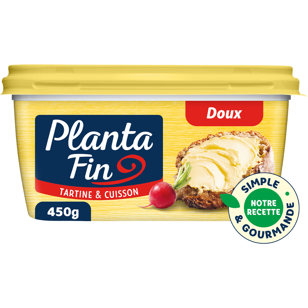 PLANTA FIN Margarina Suave para Barrar e Cozinhar 450 g