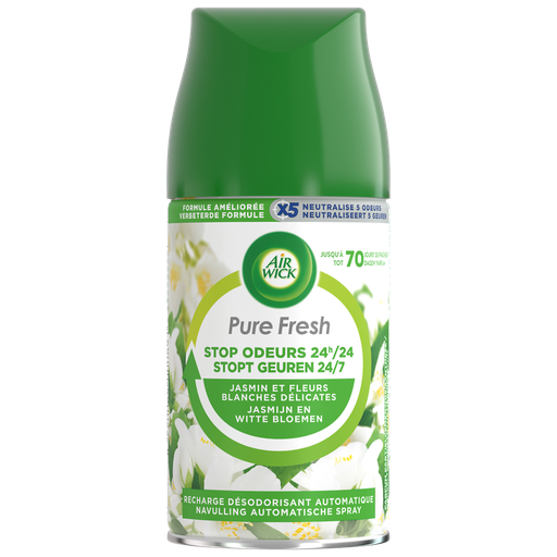 [8720065000891] AIR WICK Recarga difusor automático Pure Fresh Jasmim e Flores Brancas 250 ml