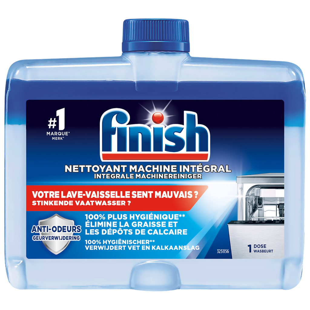FINISH Dishwasher cleaner liquid anti-odour 250 ml