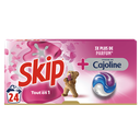 SKIP Cápsulas de detergente 3 en 1 Touche de Cajoline 24 cápsulas