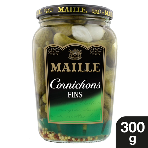 [3036810210275] MAILLE Pepinillos finos seleccionados a mano gran crujido 300 g