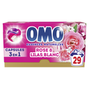 OMO 3-in-1 Laundry Capsules Rose and White Lilac 29 Washes 502 g