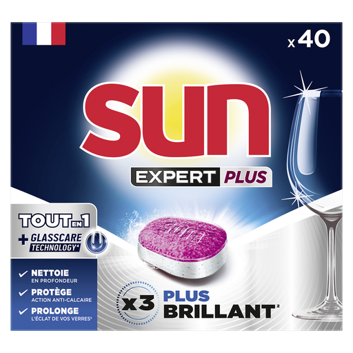 [8720182785787] SUN Dishwasher tablets all in 1 expert plus shine 40 washes