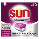 SUN Expert Plus all-in-one dishwasher tablets, 40 washes, 700 g