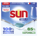 SUN Pastilhas máquina lavar loiça Tudo em 1 Regular 46 cápsulas