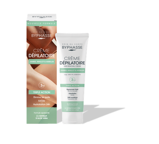 [8436097096145] BYPHASSE Creme Depilatório com Extrato de Aloé Vera 125 ml