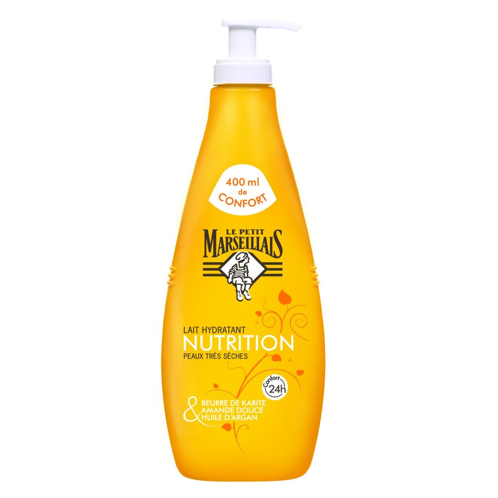 Le Petit Marseillais Moisturizing Care Milk Nutrition Shea Butter, Sweet Almond & Argan Oil 400Ml