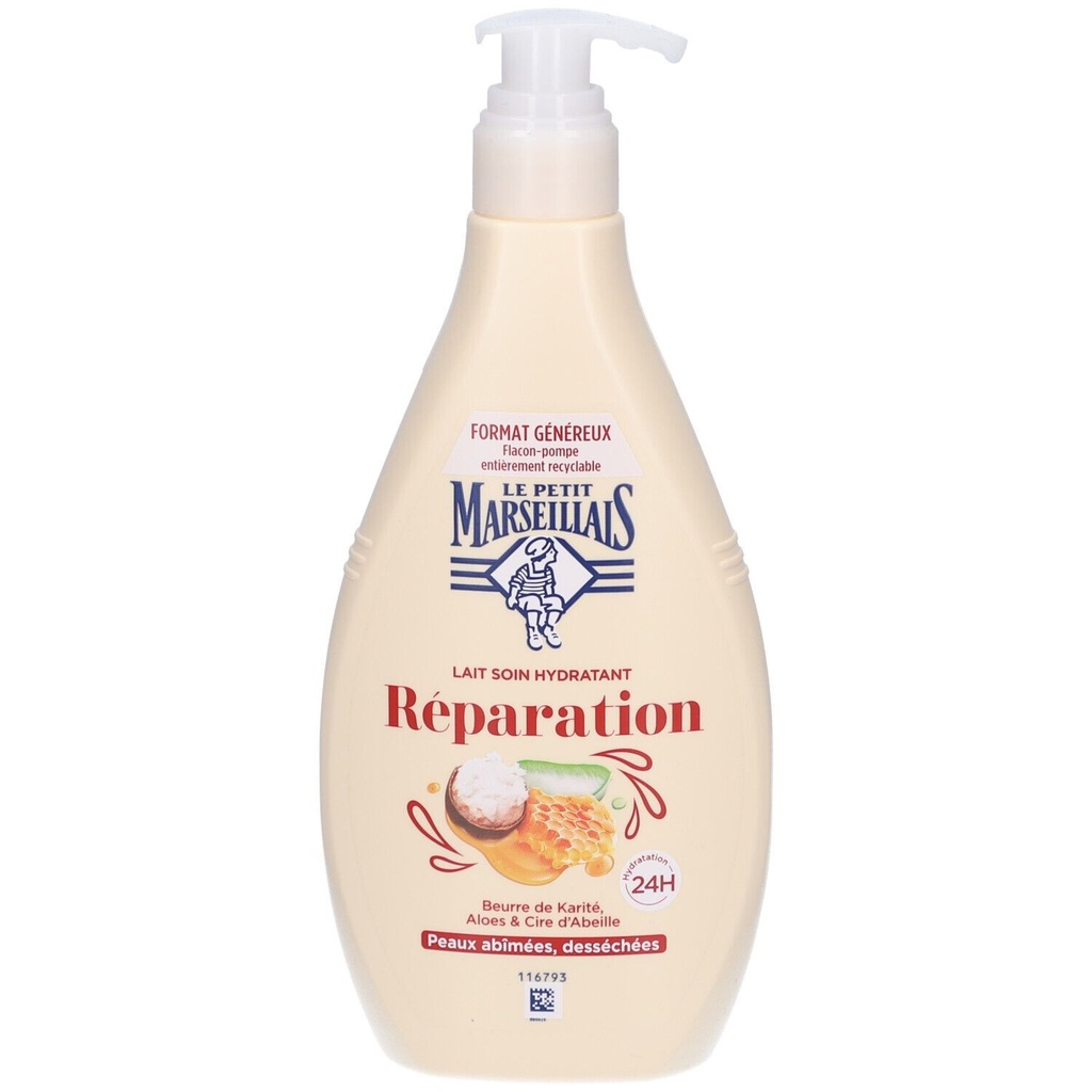 Le Petit Marseillais Moisturizing Care Milk Repair Shea Butter, Aloe & Beeswax 400Ml