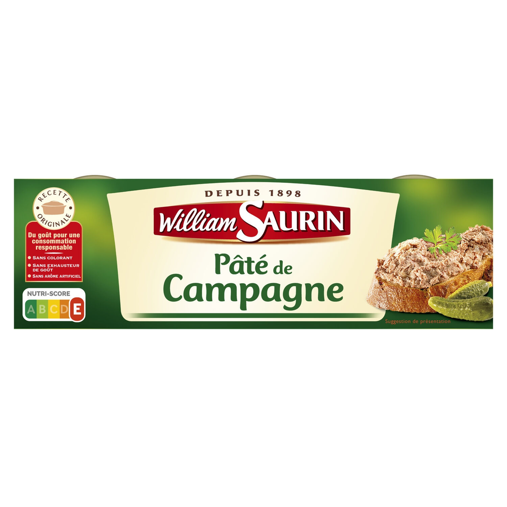 WILLIAM SAURIN Pâté 234 g