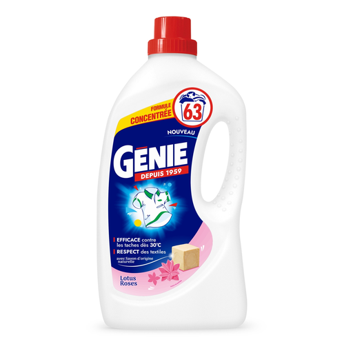 [3346020026543] GENIE Liquid Laundry Detergent Lotus Roses 2.52 L