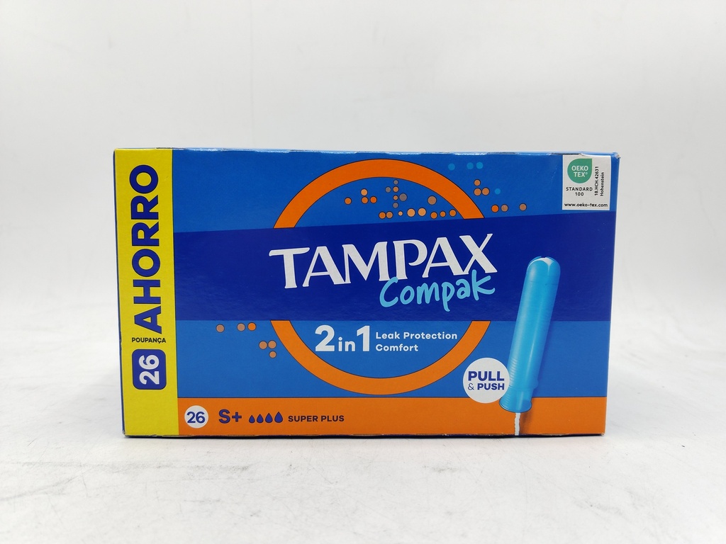 Tampax Compak Tampons "2In1" 26 Pc. Super Plus (Abs. 4)